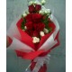 Bunga hand bouquet mawar merah di solo